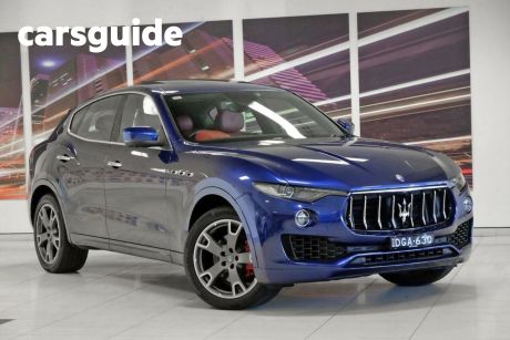 Blue 2017 Maserati Levante Wagon Luxury