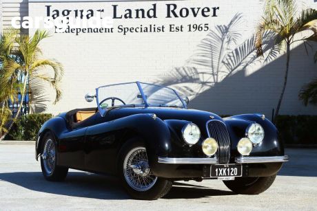 Black 1950 Jaguar XK Convertible