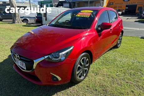 Red 2017 Mazda 2 Hatchback Genki