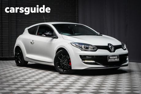 White 2014 Renault Megane Coupe RS 265 CUP
