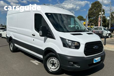 White 2018 Ford Transit Commercial 350L (Mid Roof)