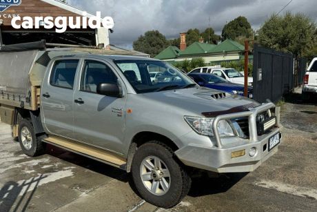 Silver 2012 Toyota Hilux Dual Cab Chassis SR (4X4)