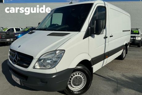 White 2012 Mercedes-Benz Sprinter Commercial 316CDI Low Roof MWB 7G-Tronic