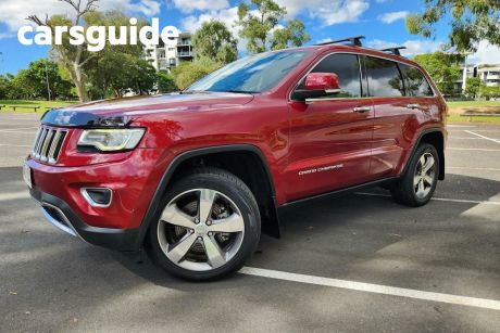 Red 2015 Jeep Grand Cherokee Wagon Limited (4X4)