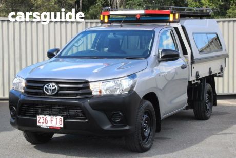 Silver 2018 Toyota Hilux Cab Chassis Workmate