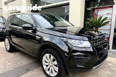 Black 2017 Land Rover Discovery Sport Wagon TD4 180 HSE Luxury 5 Seat