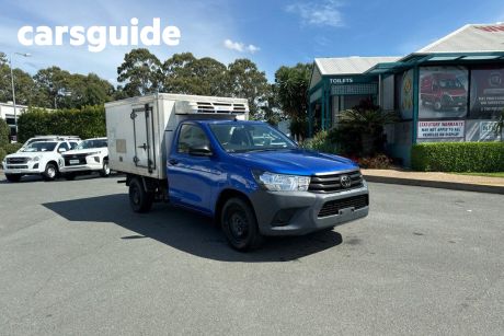 Blue 2019 Toyota Hilux Cab Chassis Workmate