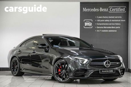 Grey 2020 Mercedes-Benz CLS53 Coupe 4Matic+ EQ (hybrid)