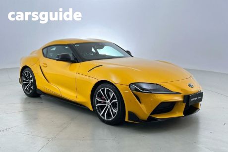 Yellow 2022 Toyota Supra Coupe GT