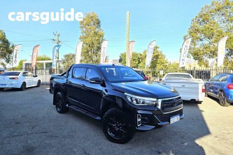 Black 2018 Toyota Hilux Ute Tray SR5 Double Cab