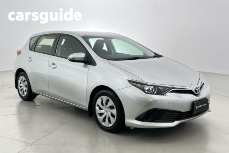 Silver 2015 Toyota Corolla Hatchback Ascent