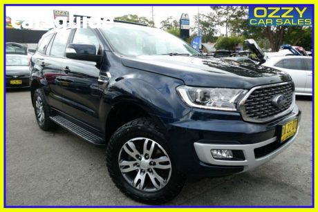Blue 2021 Ford Everest Wagon Trend (4WD)
