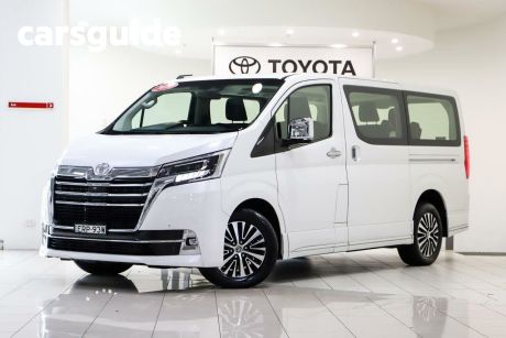 White 2021 Toyota Granvia Wagon VX (6 Seats)