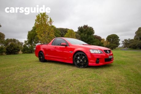 Red 2011 Holden Commodore Utility SS-V Redline Edition