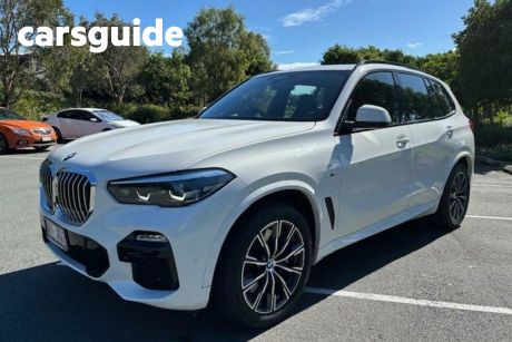 White 2019 BMW X5 Wagon Xdrive 30D