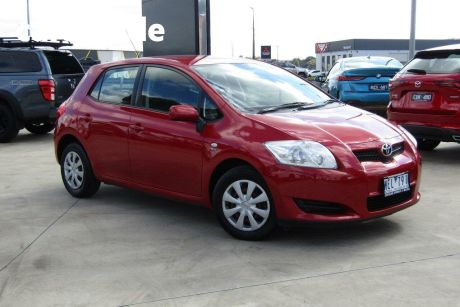 Red 2007 Toyota Corolla Hatchback Ascent