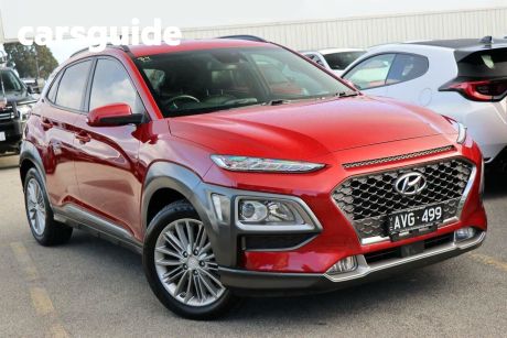 Red 2018 Hyundai Kona Wagon Elite (fwd)