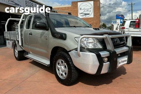 Silver 2010 Toyota Hilux X Cab Cab Chassis SR (4X4)