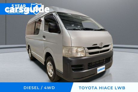 Silver 2009 Toyota HiAce Commercial