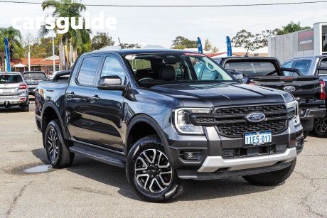 Grey 2022 Ford Ranger Double Cab Pick Up Sport 3.0 (4X4)