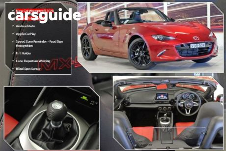 Red 2023 Mazda MX-5 Convertible G20 Roadster