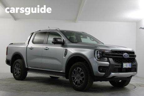 Silver 2023 Ford Ranger Double Cab Pick Up Wildtrak 2.0 (4X4)