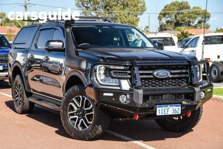 Grey 2022 Ford Ranger Double Cab Pick Up Sport 3.0 (4X4)