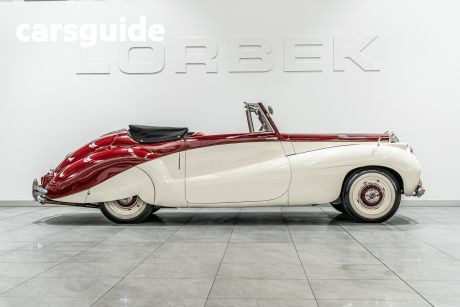 White 1950 Daimler DB18 Convertible Special Sport Drophead Coupe