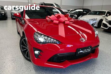 Red 2017 Toyota 86 Coupe GTS
