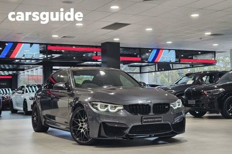 Grey 2018 BMW M3 Sedan Competition
