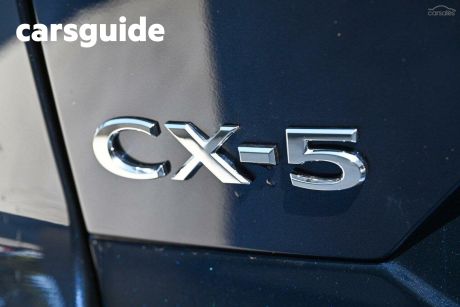 Blue 2024 Mazda CX-5 Wagon G25 Maxx Sport (fwd)