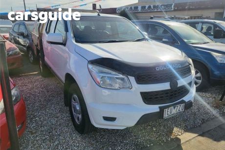 White 2015 Holden Colorado Crew Cab Chassis LS (4X2)