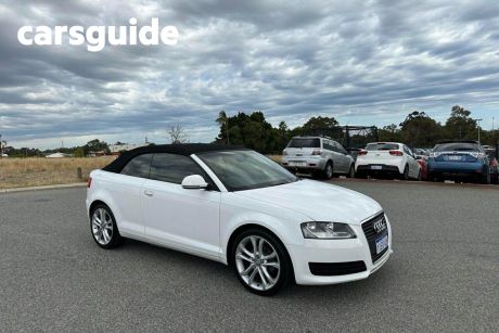 White 2010 Audi A3 Cabriolet 1.6 Attraction