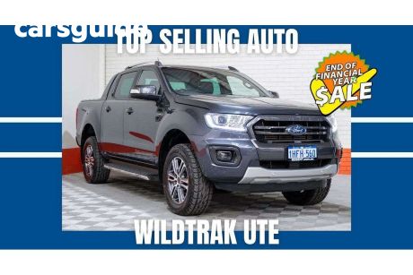 Grey 2022 Ford Ranger Double Cab Pick Up Wildtrak 2.0 (4X4)