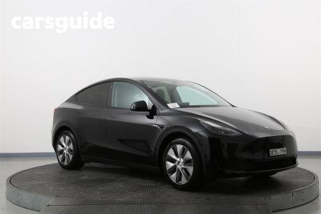 Black 2022 Tesla Model Y Wagon Rear-Wheel Drive