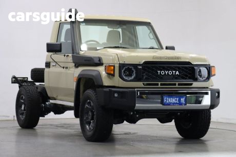 Beige 2024 Toyota Landcruiser 70 Series Cab Chassis LC79 GXL