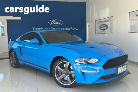 Blue 2023 Ford Mustang Fastback GT 5.0 V8
