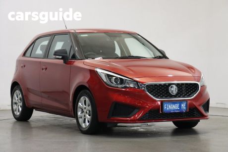 Red 2021 MG MG3 Auto Hatchback Core (with Navigation)