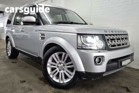 Silver 2014 Land Rover Discovery 4 Wagon 3.0 SDV6 HSE
