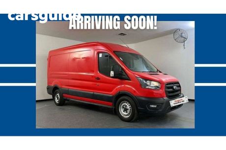 Red 2019 Ford Transit Commercial 350L