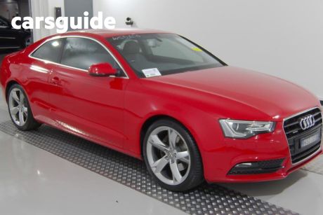 Red 2012 Audi A5 Coupe 2.0 Tfsi Quattro