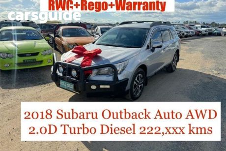 Silver 2018 Subaru Outback Wagon 2.0D