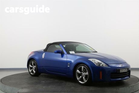 Blue 2006 Nissan 350Z Convertible Roadster Touring