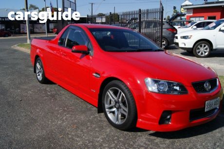 Red 2012 Holden Commodore Utility SV6