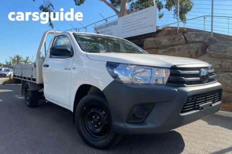 White 2020 Toyota Hilux Cab Chassis Workmate