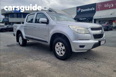 Silver 2013 Holden Colorado Crew Cab Chassis LX (4X2)