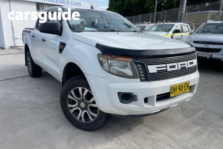 White 2012 Ford Ranger Crew Cab Chassis XL 2.2 (4X4)