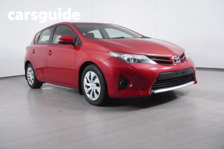 Red 2014 Toyota Corolla Hatchback Ascent