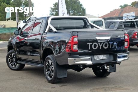 Black 2021 Toyota Hilux Ute Tray