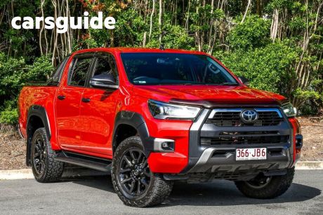 Red 2020 Toyota Hilux Double Cab Pick Up Rogue (4X4)